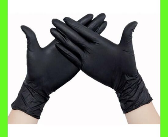  Перчатки EcoLat 3740/L нитриловые Black 100шт/уп р.L 