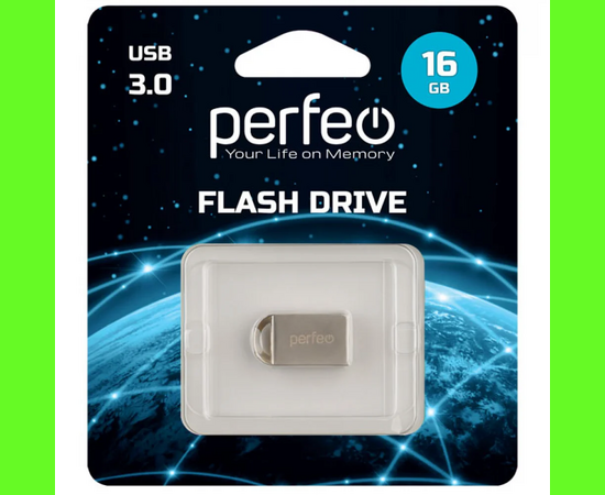  Флешка Perfeo USB 3.0 16GB M11 Метал. корпус 
