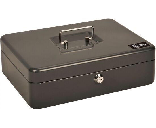  Ящик для денег без номинала Cactus CS-CB-004GY 90x300x240 серый сталь 1.967кг 