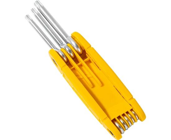  Набор ключей Torx Deli DL234308 складных T9,T10,T15,T20,T25,T27,T30,T40 