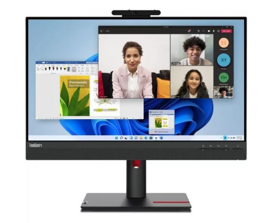  Монитор Lenovo ThinkVision TIO24 Gen5 (12NAGAT1UK-RU) Black (23.8" IPS,1920x1080, 4ms, 3in1 connection w/ Tiny, DP, HDMI, USB Hub, Mic 