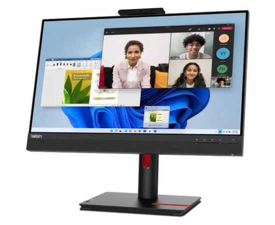  Монитор Lenovo ThinkVision TIO24 Gen5 (12NAGAT1UK-RU) Black (23.8" IPS,1920x1080, 4ms, 3in1 connection w/ Tiny, DP, HDMI, USB Hub, Mic 