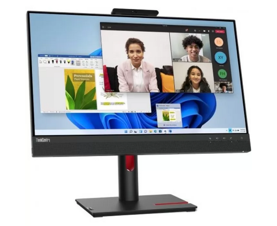 Монитор Lenovo ThinkVision TIO24 Gen5 (12NAGAT1UK-RU) Black (23.8" IPS,1920x1080, 4ms, 3in1 connection w/ Tiny, DP, HDMI, USB Hub, Mic 