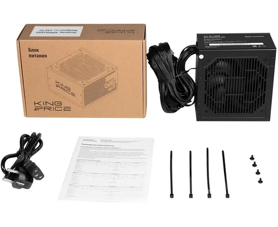  Блок питания KingPrice KPPSU350V2 ATX 350W (20+4pin) 120mm fan 2xSATA RTL 
