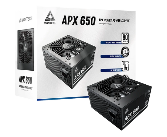  Блок питания MONTECH APX 650 (XWYA11-650W), 650Вт, 120мм, retail 