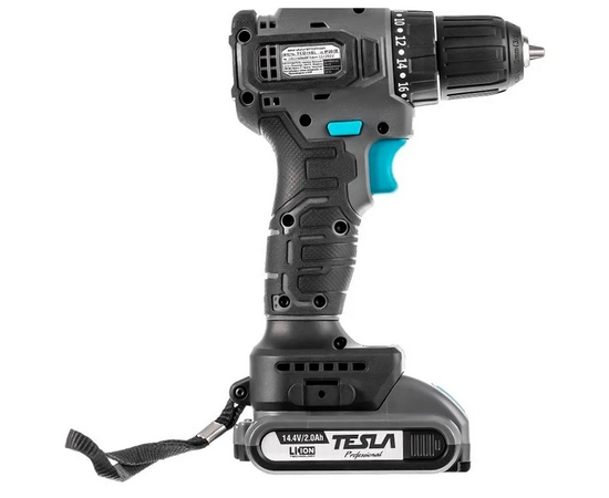  Дрель-шуруповерт Tesla TCD14BL (840368) 2x2.0Ач+ЗУ 