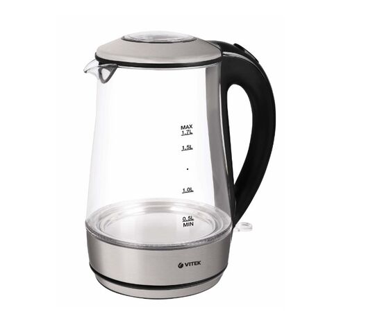  Чайник Vitek VT-7082 Loft Professional стекло/серебро 