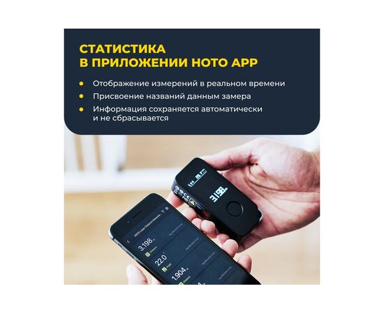  Лазерная рулетка HOTO HTE0025GL Smart Laser Measure Pro (H-D50) 