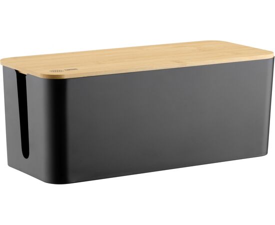  Органайзер Cactus CS-BOX-BL черный/бамбук 