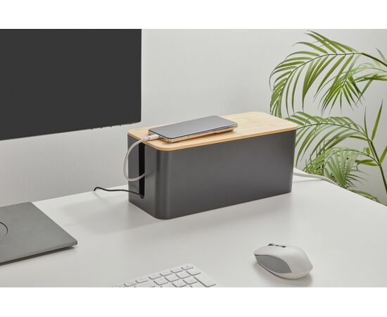  Органайзер Cactus CS-BOX-BL черный/бамбук 