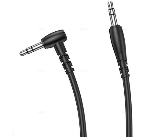  BOROFONE BL10/ AUX аудио кабель/угловой 3.5 mm jack - 3.5 mm jack/ 1m/ Black 