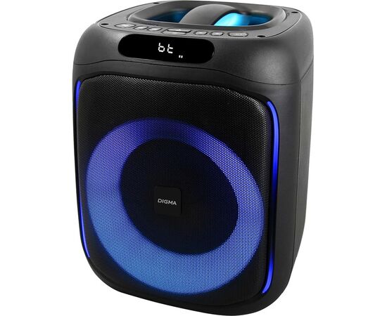  Минисистема Digma D-MC1700 черный 30Вт FM USB BT micro SD 