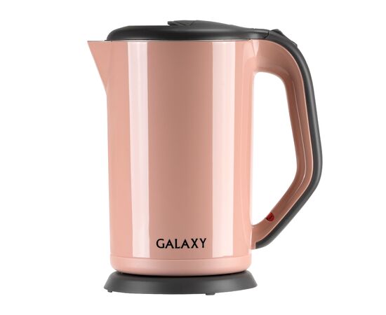 Чайник Galaxy Line GL 0330 розовый, пластик, двойные стенки 