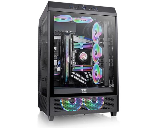  Корпус Thermaltake The Tower 500 CA-1X1-00M1WN-00 черный без БП ATX 1x120mm 3x140mm 4xUSB3.0 2xUSB3.1 audio bott PSU 