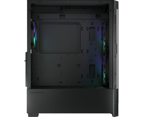  Корпус Cougar Airface RGB Black, 2х140mm + 1x120mm ARGB Fan, ARGB Fan Hub, без БП, черный, ATX 