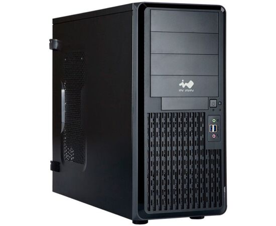  Корпус InWin PE689 Black (6141921) Midi Tower без БП USB3.0*2+A(HD)+fron fan 120mm*1+rear fan 120mm*1+ 2*2SATA+1*1SATA+Intrusion Switch 
