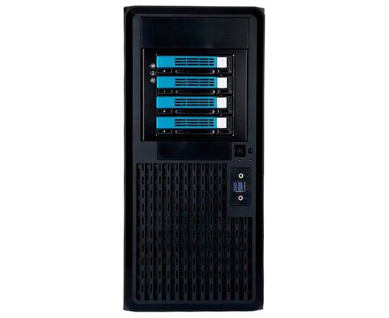  Корпус InWin PE689 Black (6141921) Midi Tower без БП USB3.0*2+A(HD)+fron fan 120mm*1+rear fan 120mm*1+ 2*2SATA+1*1SATA+Intrusion Switch 