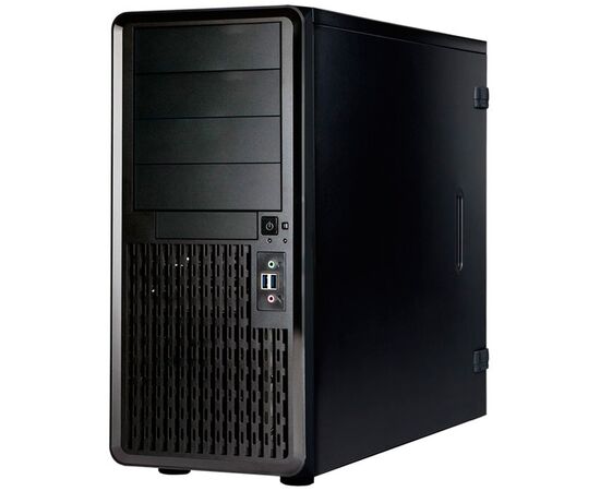  Корпус InWin PE689 Black (6141921) Midi Tower без БП USB3.0*2+A(HD)+fron fan 120mm*1+rear fan 120mm*1+ 2*2SATA+1*1SATA+Intrusion Switch 