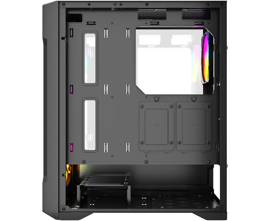 Корпус Powercase Mistral X4B (CMXB-L4), Tempered Glass, 4x 120mm FRGB Fans, чёрный, ATX 