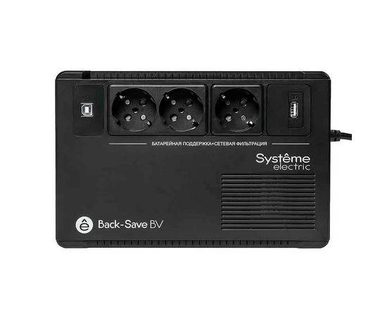  ИБП Systeme Electriс BV BVSE800RS 480Вт 800ВА черный 