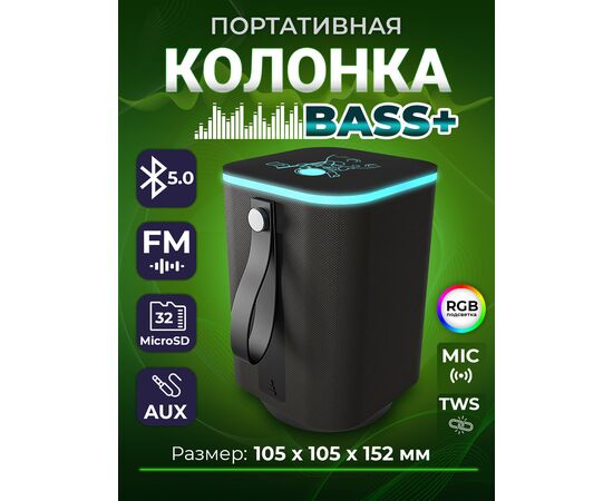  Акустика портативная RITMIX SP-340B черный 