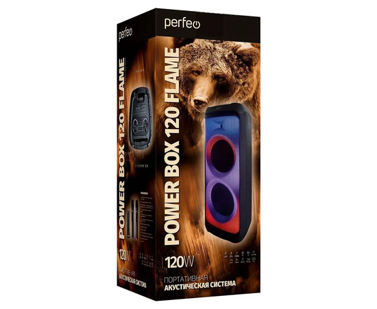  Портативная акустика PERFEO PF_D0049 Power Box 120 Flame 